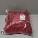 NICETOWN Christmas Red Velvet 108 inch Curtains and Drapes, Blackout Extra Long Elegant Wall Backdrop Drapes for Holiday Season Home Decoration (52x108, Set of 2, Rod Pocket Design)