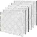 6 x Amazon Basics 20x25x1 Air Filter 6-Pack, MERV 11 AC Furnace Filters, Dust, Pet, Allergy Control, Electrostatic, Removes Lint (Actual Size: 19.75" x 24.75" x 0.75")