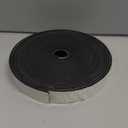 DEVNOL Neoprene Solid Rubber Strips with Adhesive Backing 1/8 (.125)" Thick X 1" Wide X 25'Long Grade 65A for Gasket, Surface Protection, Sealing