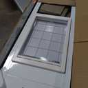 Ideal Pet Products Aluminum Pet Patio Door, Adjustable Height 77-5/8" to 80-3/8", 10-1/2" x 15" Flap Size, White