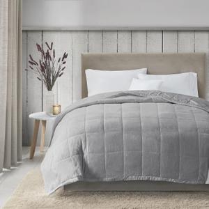 Down Alternative Blanket, Twin/Twin XL, Grey
All Season, Microfiber, Breathable Fabric for Bed or Couch, Reversible, Quilted, Lightweight, Plush, OEKO-TEX Certified