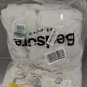 Bedsure GentleSoft 100% Cotton Blanket King Size for Bed - Breathable and Lightweight, Soft Cozy Textured Herringbone Woven Blanket for Summer, White, 108x90 inches