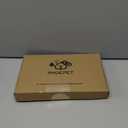 PHOEPET Reflective Dog Harness Large Breed Adjustable No Pull Vest with with Handle 2 Metal Rings 3 Buckles [Easy to Put on & Take Off](L, Orange)