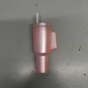 Xo, Fetti Pink Water Bottle Ornament - 1 pc | Pink Glitter Christmas Tree Decorations, Holiday Party Supplies, Cute Winter Gift, Stocking Stuffer