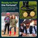 Pirate Coins Metal Gold Coins for Kids - 100 Pieces - St Patrick St Patty Day Leprechaun Fantasy Board Game Toy Doubloons Loot Tokens Monedas De Oro Pirate Props Chest Poker Set Bulk Money Medallion