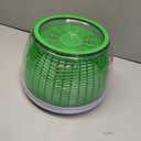 Farberware Easy to use pro Pump Spinner with Bowl, Colander and Built in draining System for Fresh, Crisp, Clean Salad and Produce, 6.6 quart, Green