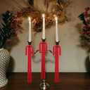 10pcs Red Large Velvet Christmas Bows for Xmas Tree Wreath, Garland, Swag, Staircase,Wedding Indoor Outdoor Home Decor (15 * 24 inch,Width of 1inch)