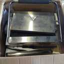 Commercial Panini Grill Grooved Press Sandwich Maker Industrial Panini Machine Single Grill Big (Big Ribbed Top And Bottom)