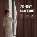 MIULEE Baby Pink Velvet Curtains 96 Inch Long Luxury Super Soft Thermal Insulated Blackout Curtains Room Darkening Drapes Rod Pocket for Nursery Bedroom Living Room Set of 2 Panels, W40 x L96 Inch