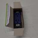 Leviton RER20-RN Renu Tamper-Resistant Outlet, 20-Amp, 125VAC, Rich Navy