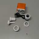 Portable Air Pump for Inflatables, 2400mAh Ultra Powerful Mini Air Mattress Pump with Camping Light, 4.5kPa Electric Air Pump Camping Gear for Pool Float, Air Mattress,Vacuum Storage Bags