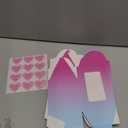 acDesign 100Pcs Single Cupcake Carrier With Window Handle and Inserts 3.6in*3.6in*4.3in Cupcake Boxes Individual for Bakery Wrapping Gift (Gradient)