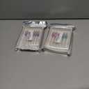 2 x Water Flosser Replacement Tips for Waterpik, 6-Pack Waterpik Flosser Replacement Tips Accessories Attachment Heads - Classic Jet Tips Set JT-100E & Storage Case