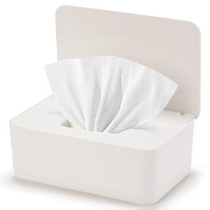 Baby Wipes Dispenser, Wipe Holder for Baby & Adult,Keeps Wet Tissue Fresh, Non-Slip Wipes Case, Flushable Wipe Container with Sealing Design Lid