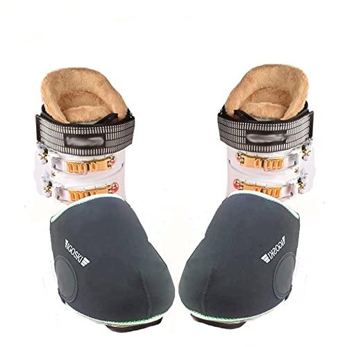 IGOSKI SKI Boot & Shoe Covers Water Resistant and Washable Ski Boot Covers Keep Dry and Warm (Middle)