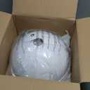 Mgcanyu Modern White and Gold Pendant Lights,11.8" Vintage White Gold Pendant Light Fixtures Iron Dome Lighting Hanging Ceiling for Kitchen Island Dining Room Restaurant Bedroom Farmhouse Entrance