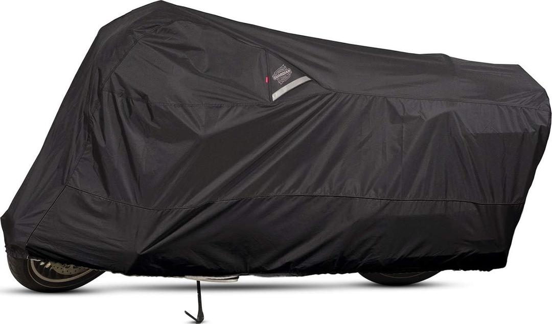 Dowco Guardian 50004-02 WeatherAll Plus Indoor/Outdoor Waterproof Motorcycle Cover: Black, X-Large
