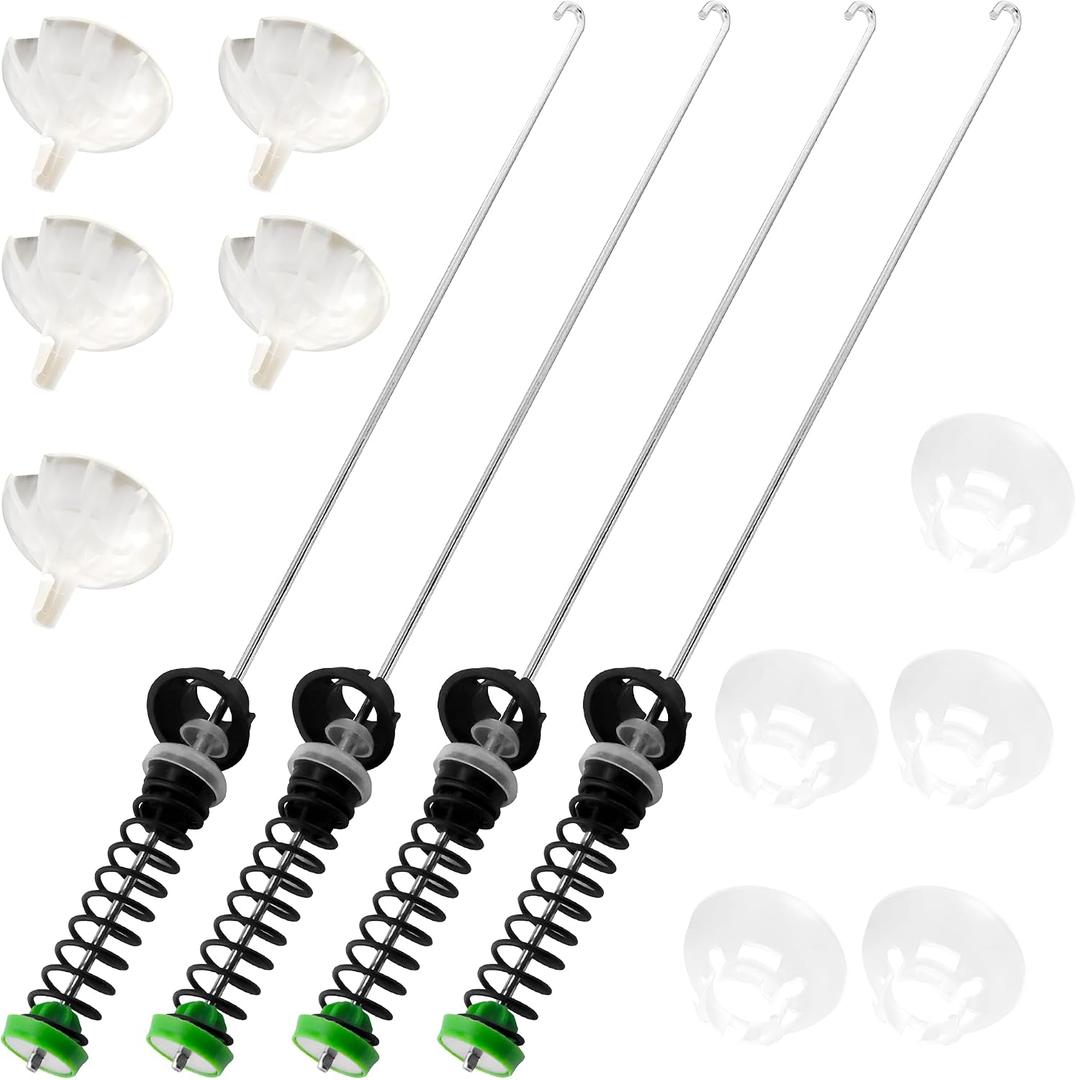 MVWX655DW2 WTW5000DW2 MVWC555DW1 WTW5000DW1 MVWC565FW1 Washer Suspension Rod kit fit for May.tag Whirlpool Washer MVWC565FW1 MVWC565FW2 WTW5000DW3 W10594080 W10748956 W10780040 W11130362 by TOMOON