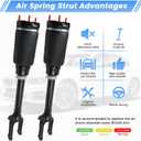 2PCs Front Air Suspension Shock Strut Compatible with Mercedes Benz W164 X164, 2007-2009 GL320, 2010-2012 GL350, 2007-2012 GL450, 2008-2012 GL550, 2010 2011 ML450 1643206113 1643204513