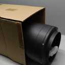 8 Inch Inline Duct Fan Built with Silencer with Speed Controller - EC Motor Ventilation Exhaust Fan for Heating Cooling Booster, Grow Tents, Hydroponics, NSK/SKF bearingsETL Listed
