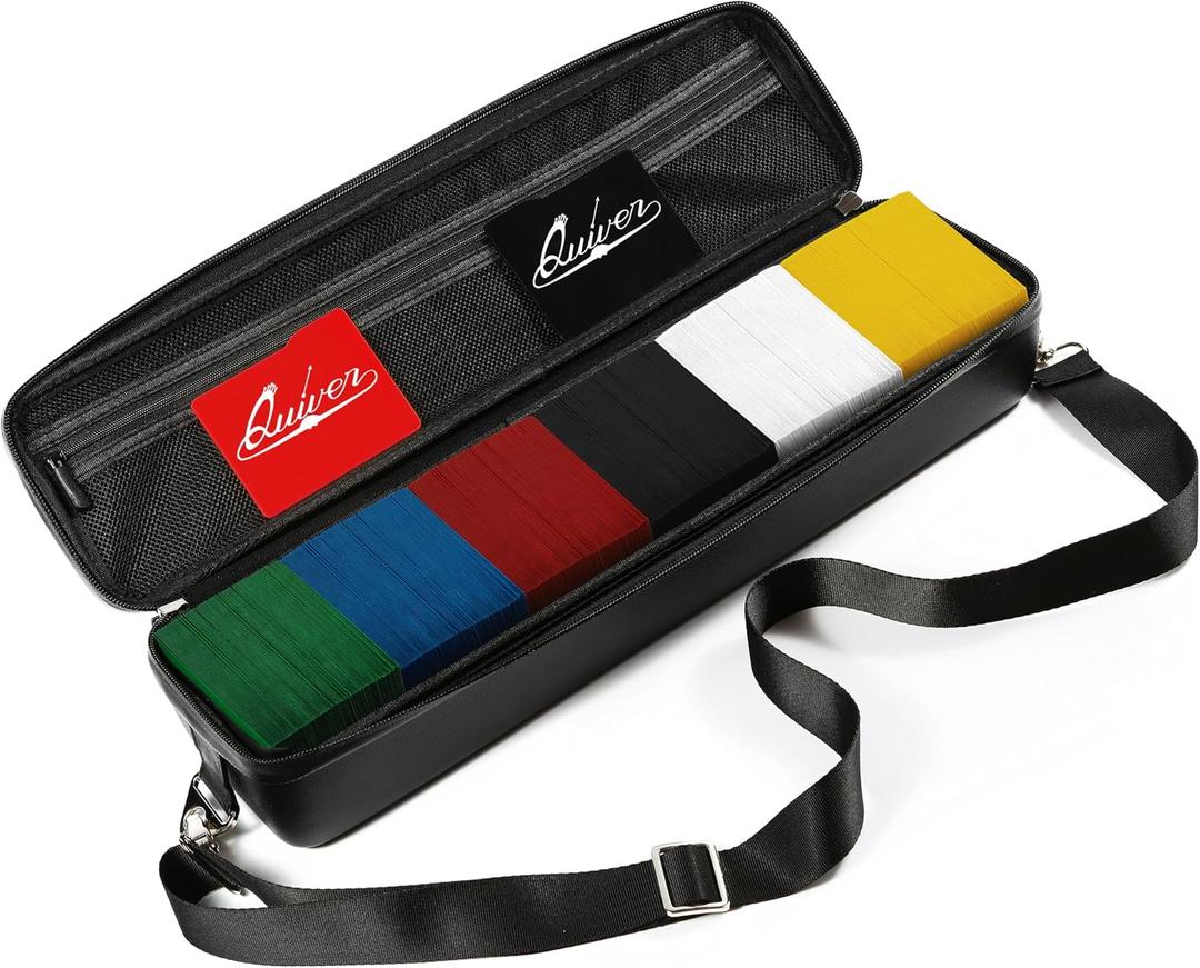 Quiver Time Black Card Carrying Case, MTG TCG Deck Box Case