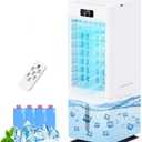 Swamp Cooler, 6L Windowless Portable Air Conditioners, 3-IN-1 Evaporative Air Cooler with Remote, 4 Modes & 3 Speeds, 4 Ice Packs, Auto Oscillating, 12H Timer, Quiet Cooling Fan