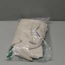 NICETOWN Natural Linen Bedroom Curtains 84 inches Long, Rod Pocket & Back Tab Thick Flax Window Treatments Privacy Assured with Light Filtering for Living Room, W34 x L84, 2 Panels