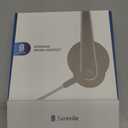 Sarevile Bluetooth Headset with USB Dongle for Computer, Single-Ear Wireless Headset with Noise Cancelling Microphone for Office & Truckers, Bluetooth V5.2 with Mute Button for Work (Black)