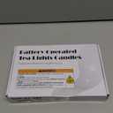 Battery Operated Green Tea Lights Candles 24 Packs