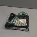 Blooming Jelly Women High Waisted Bikini Sets Tummy Control Swimsuits Color Block Two Piece Drawstring Bathing Suit (Medium, Black- New)