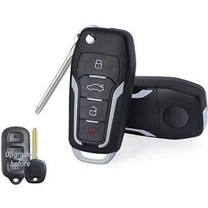 keyless Entry Replacement Upgraded Flip Key FOB 314MHz 4D67 Chip 4B Fob Remote for Toyota 4Runner Sequoia ,HYQ12BBX HYQ12BAN HYQ1512Y