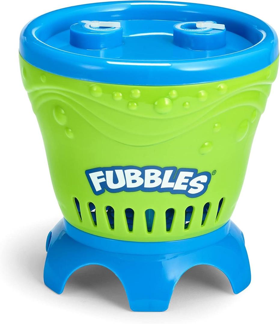 Little Kids Fubbles Blow Tons of Sky High Bubbles Party Machine for Kids & Includes Bubble Solution (Pack of 2)