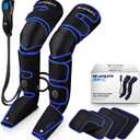 REATHLETE Leg Massager - Full Leg Massager for Circulation and Pain Relief, 4 Modes of Massage | Thigh, Calf, Foot Massager | Air Compression Leg Massager