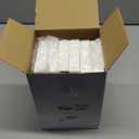Taiyin 12 Pcs Pyramid White PVC Vinyl Post Top Caps, Fence and Deck Post Caps for Vinyl Fence Posts (4 x 4 Inch)