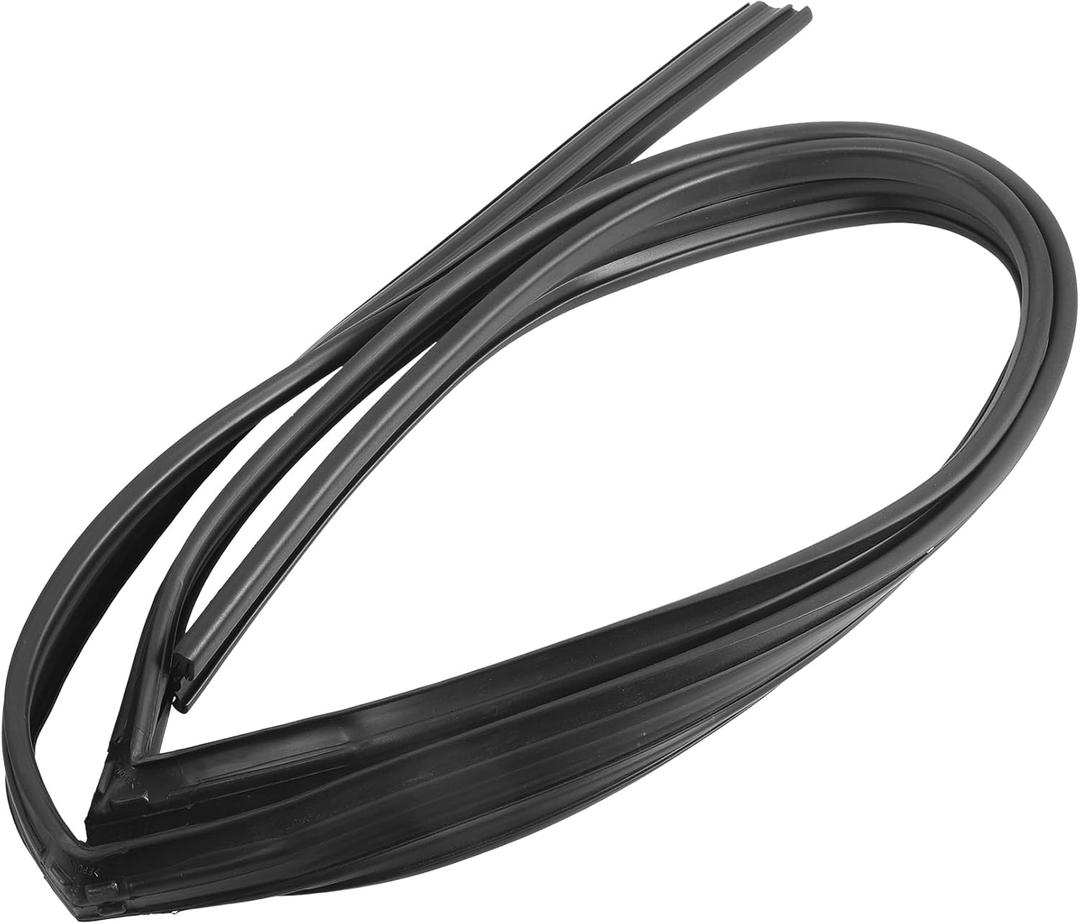 Motoforti Door Window Run Channel Seal, Weatherstrip Glassrun Channel Seal Strip, for Honda Civic 2006-2011, Rubber, Front Left, No.72275SNLT02, Black, 1 Pc
