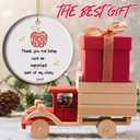 Thank You Teacher Gifts, End of Year Gift from Student, 2025 Christmas Ornament Teacher Appreciation Keepsake (C2)