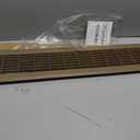 HVAC Premium 4" X 30" or 30" X 4" Heavy Duty Walkable Floor Grille - Fixed Blades Air Grille - Brown [Outer Dimensions: 5.75 X 31.75]