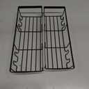 Shower Shelves for Tile Walls 2pcs Bath Shelf Set Suction Cup Holder Shower Rack Black