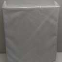 Thick Fabric Storage Bins with Lids, Collapsible Storage Box Closet Shelf with Clear Window, Decorative Baskets for Clothes, 3 Set, Grey, Medium