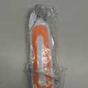 Cordless Electric Scissors for Cutting Fabric Crafting Cardboard, Mini Portable Shears Tool for Sewing Cutter Carpets Leather Rubber Paperboard, Ergonomic Handle Battery Powered (Orange)