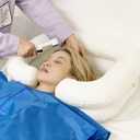 Inflatable Shampoo Basin Set - Portable Bedside Shower System Hair Washing for Disabled Elderly Bed Easy, Bedridden, Pregnancy or Post-Surgical Patient 