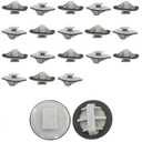 13126-19133A 20x Side Skirt Rocker Molding Retainer Clips - Compatible with Mazda - Replaces OEM #: BP4L51SJ3 
