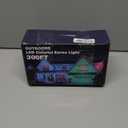 300FT Permanent Outdoor RGB Lights, IP67 Waterproof Smart Eave Lighting, with App/Remote Control Eaves Light, DIY LED Scenes Modes for House Roof Decor,Christmas,Party