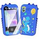 Kids Smart Phone Toys for Boys - 2.8’’ Touchscreen Cell Phone for Kids Age 3 4 5 6 7 8 9 Year Old with Dual Camera, Music Player, Games, Clock, Learning Toys for Kids Christmas Birthday Gifts（Blue）