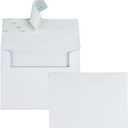 Quality Park A2 Invitation Envelopes with Self Seal Closure, 4-3/8" x 5-3/4", 24lb White, Quarter Fold Sized Envelopes Ideal for Invitations, Photos, Announcements and Greeting Cards, 100/Box (10740)