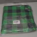 Essifunia Waterproof Checkered Tablecloth Fabric - Rectangle 58x84 Inch Green St Patricks Day Table Cloth for Indoor/Outdoor Use - Irish Table Cover for Christmas, BBQs, and Parties