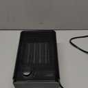 Lerat Electric Space Heater, Small Heater for Indoor Use, 1200W PTC Fast Heating Portable Heater, Overheat & Tip-Over Protection, Heating & Fan Modes for Bedroom, Office, Camping, Black