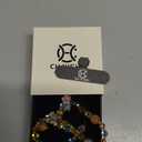 Handmade Flower Beaded Charm Cell Phone Camera Lanyard, Wrist Strap with Tether Tab,Phone Chain String, Keychain Decor for Wallet (Golden Tangerine Glow)