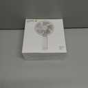 WSKEN Desk Fan Small Quiet - 180 Foldable Portable Fan with Battery Operated, 6 Inch Rechargeable Handheld Fan, 20H Max Cooling Time, 4-Speed, Travel Essential for Outdoor, Office, Gift, White