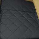 Dog Car Seat for Large/ Medium Dog, Washable Pet Car Seat for Dogs Under 100 lbs or 2 Small Dogs, Washable Travel Bed with Thick Cushion and Storage Pockets